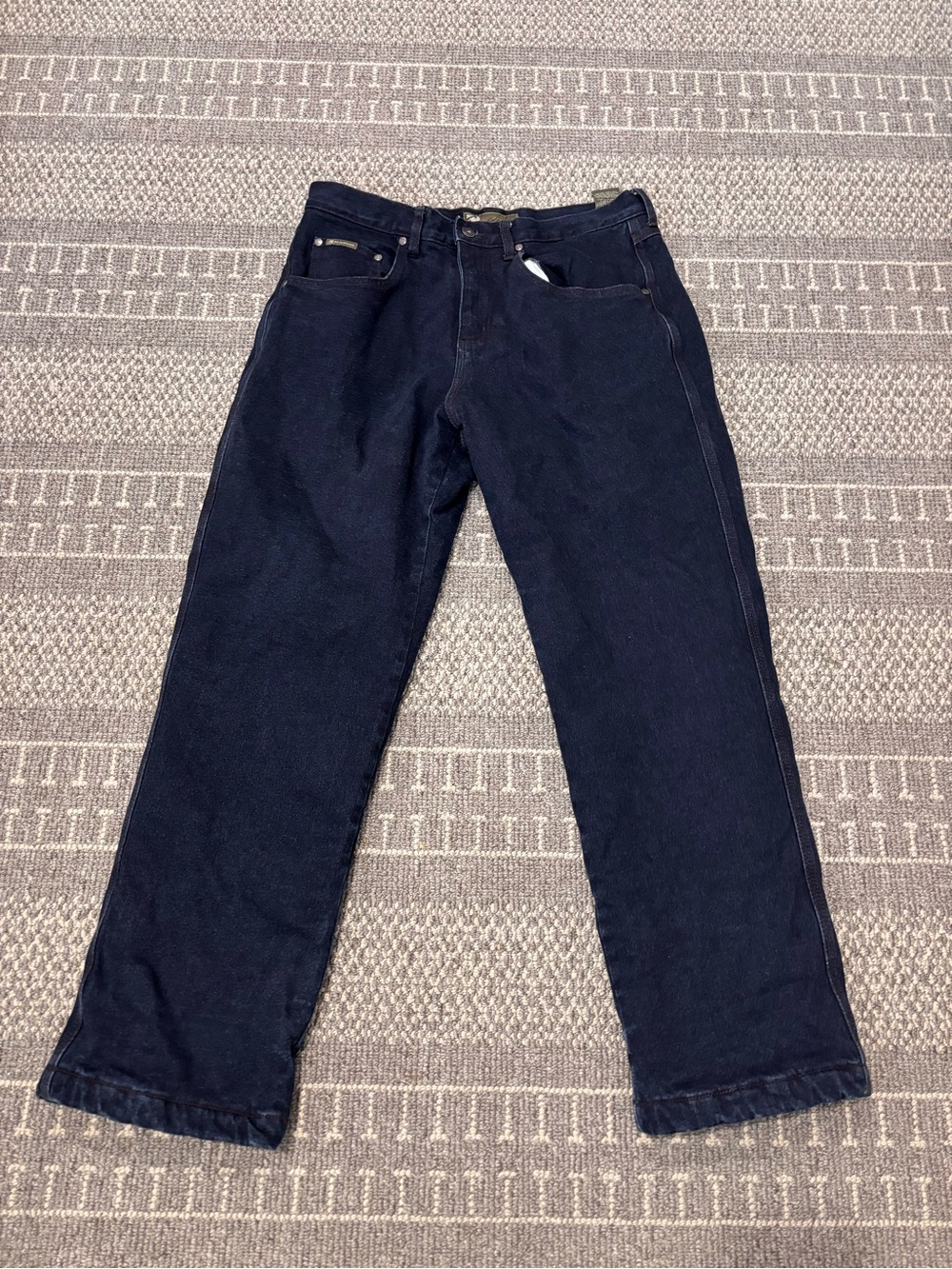 Vintage Dark Wash Denim Jeans